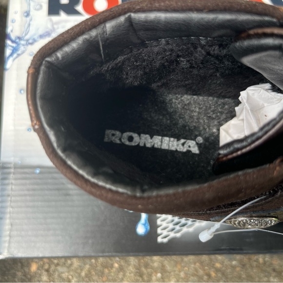 Romika Madera Brown Suede Ankle Boots 6.5/37 - Picture 6 of 7